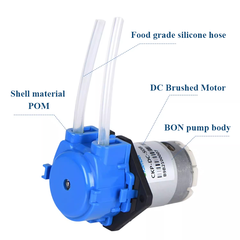 Mini Peristaltic Pump 12V - Pompa Peristaltik Metering 12V Self-priming Reversibel