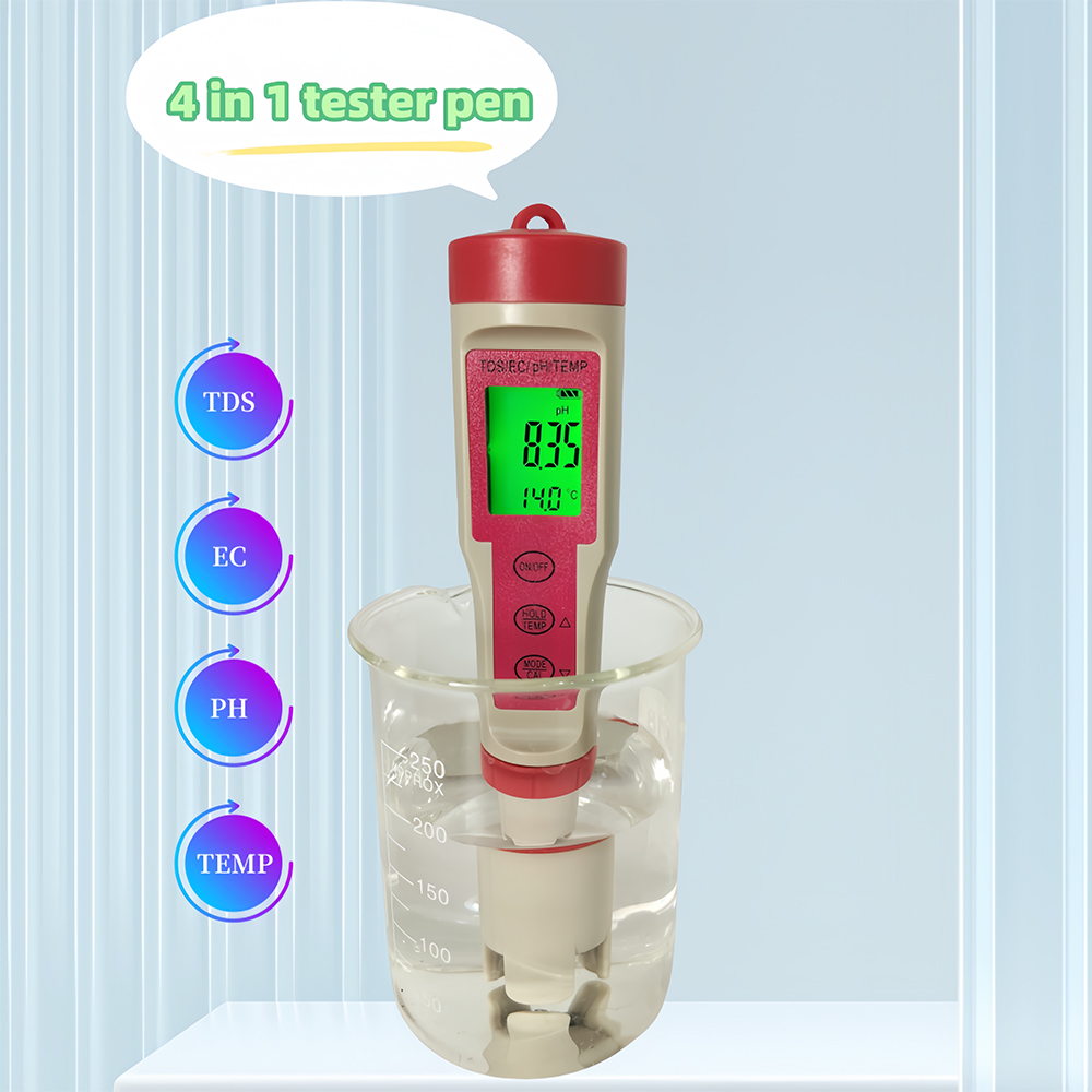 Ph Meter Digital Water Tester - Pengukur pH 4 in 1 Tipe