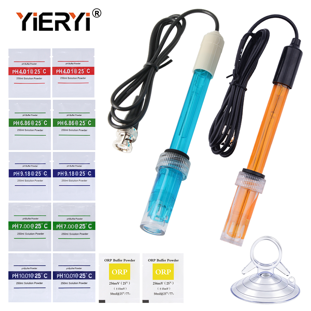 Ph Meter Digital Water Tester - Yieryi Ph‑201 & ORP‑101 Kit Probe