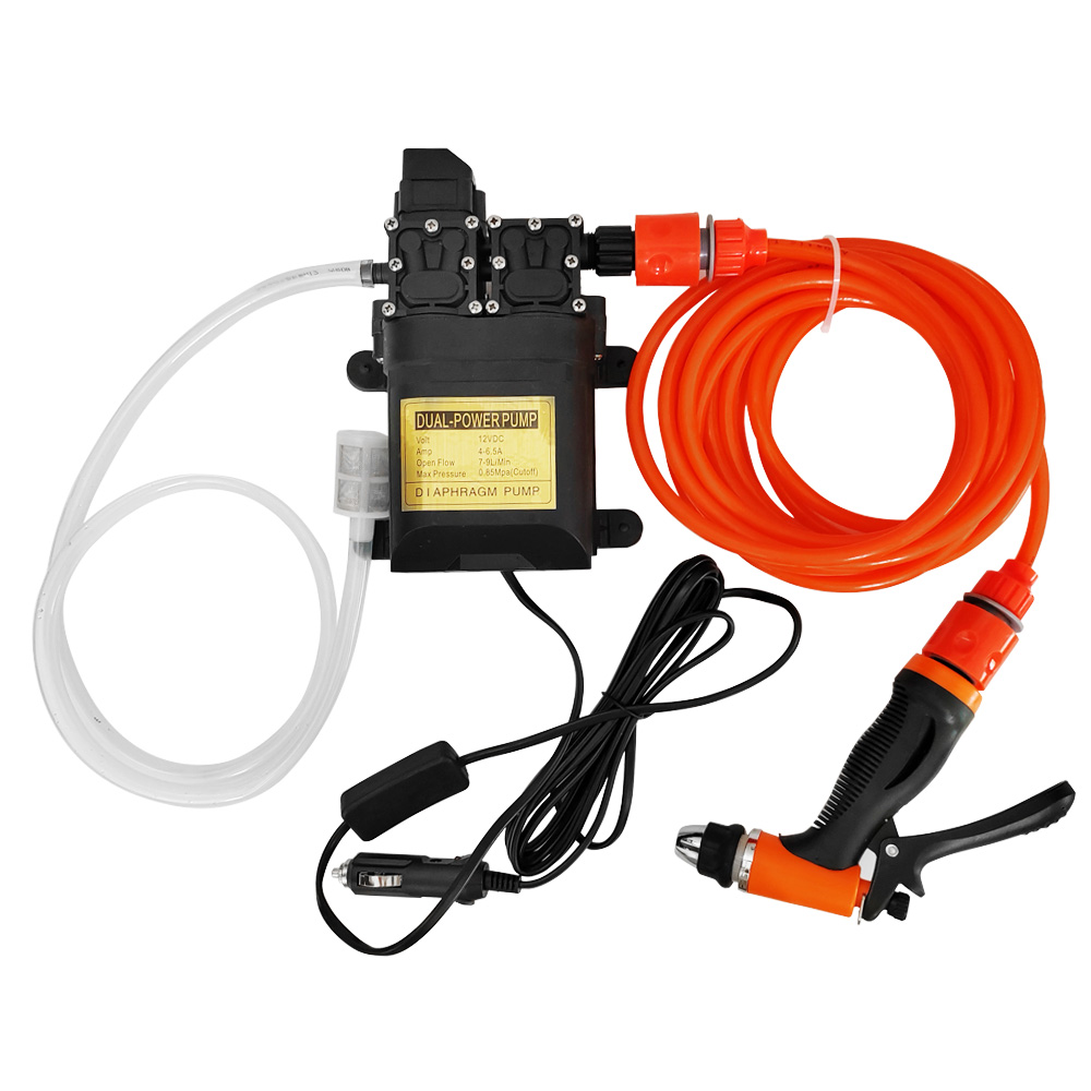 Vacuum Chamber Kit With Pump - Pompa Diafragma Dual-Core Set Cuci Mobil