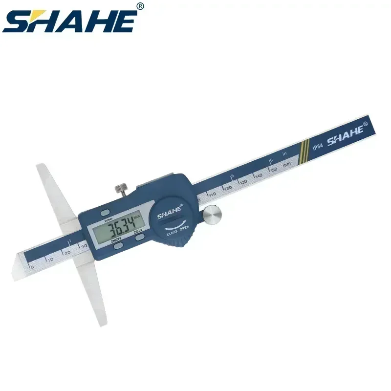 Digital Caliper 150Mm Stainless Steel - SHAHE Caliper kedalaman Digital, alat pengukur