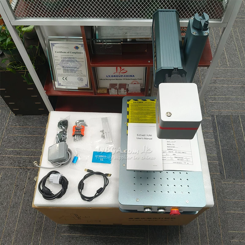 Mesin Penanda Laser Serat JPT  - Fiber Laser Marking Machine 30W ulasan dan harga