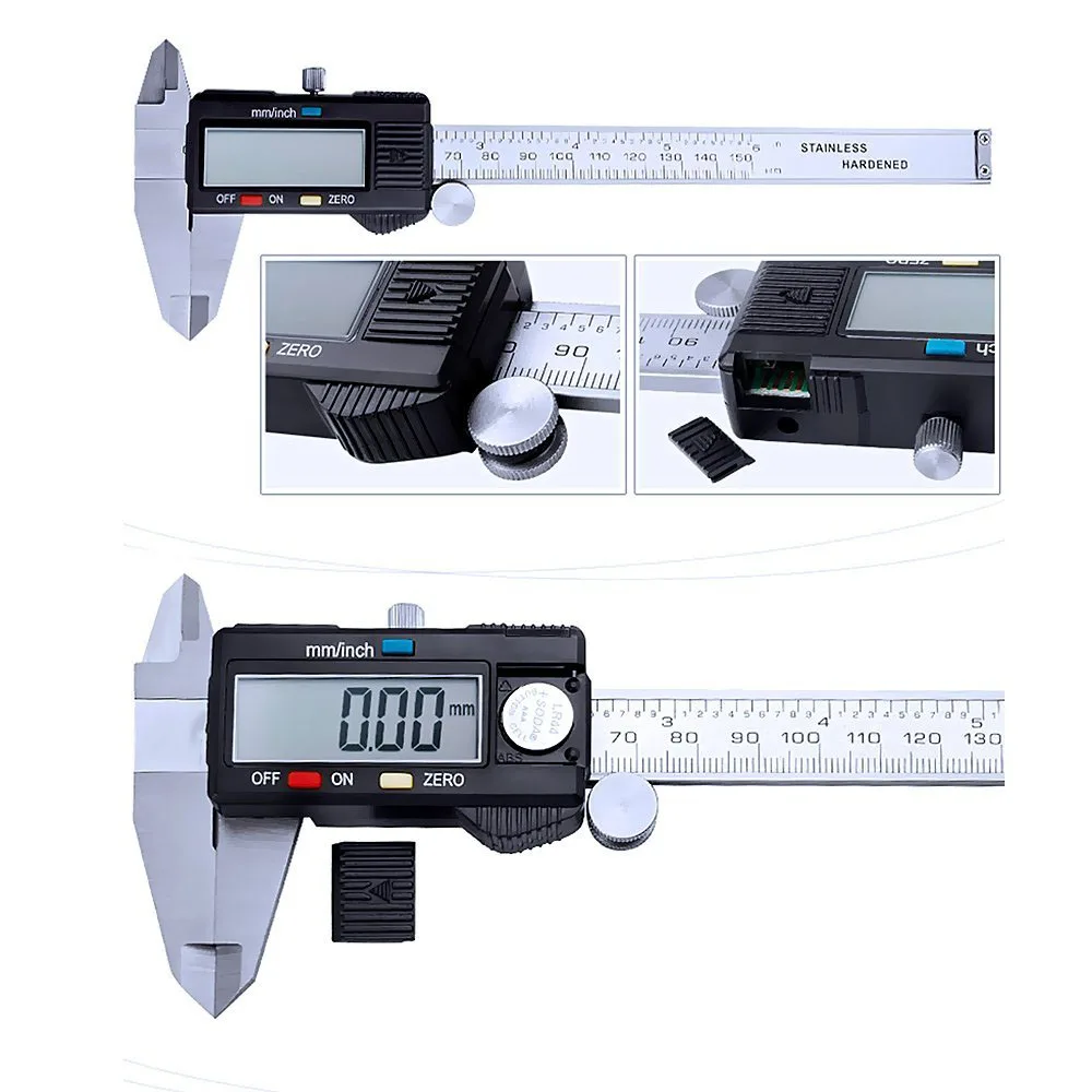 Jangka Sorong Digital Presisi  - Digital Caliper 150Mm Stainless Steel ulasan dan harga