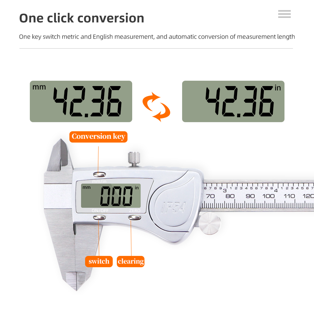 Jangka Sorong Digital Baja Tah - Digital Caliper 150Mm Stainless Steel ulasan dan harga