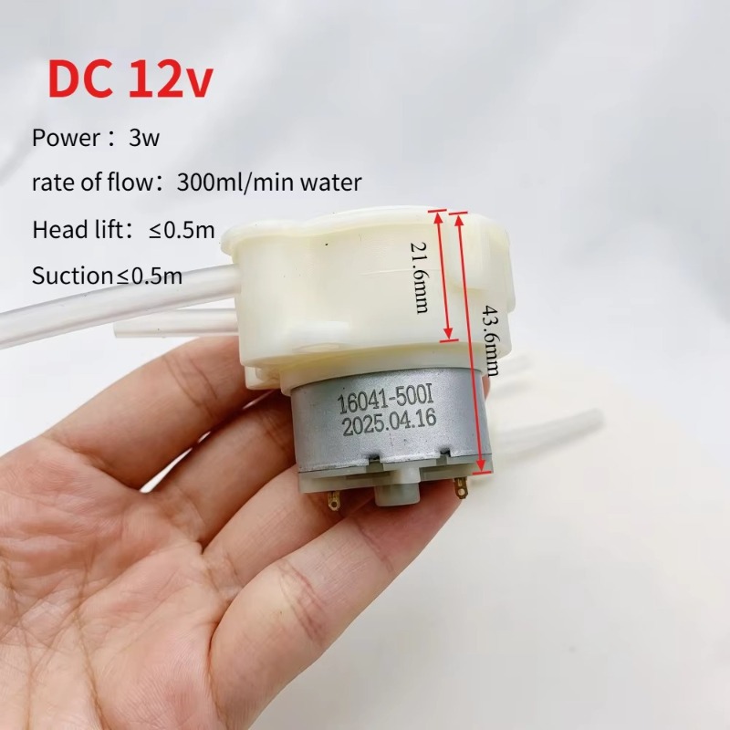 Pompa Peristaltik Mikro DC 12V - Mini Peristaltic Pump 12V ulasan dan harga