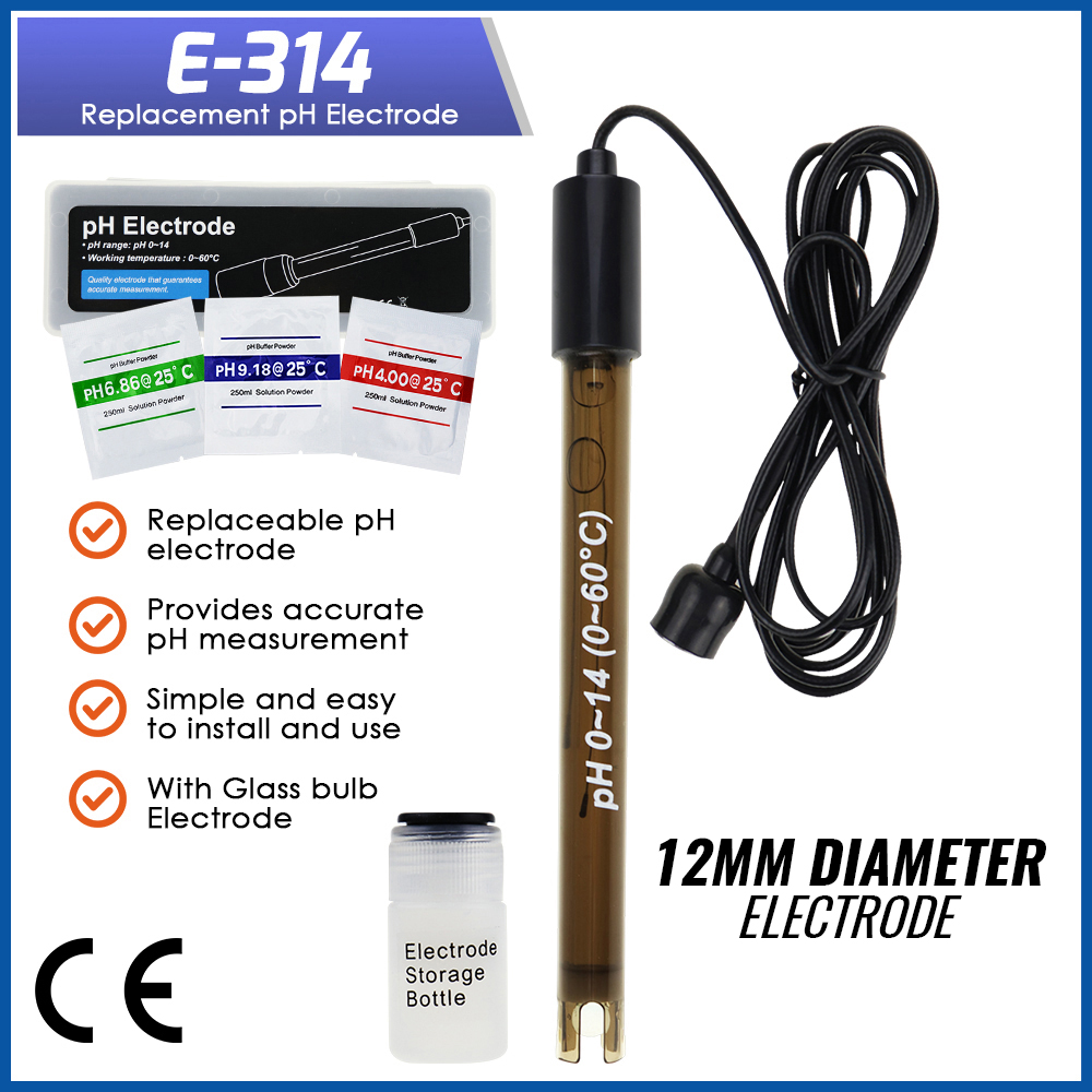 Ph Meter Ph Sonde Pool BNC tip - Ph Meter Digital Water Tester ulasan dan harga
